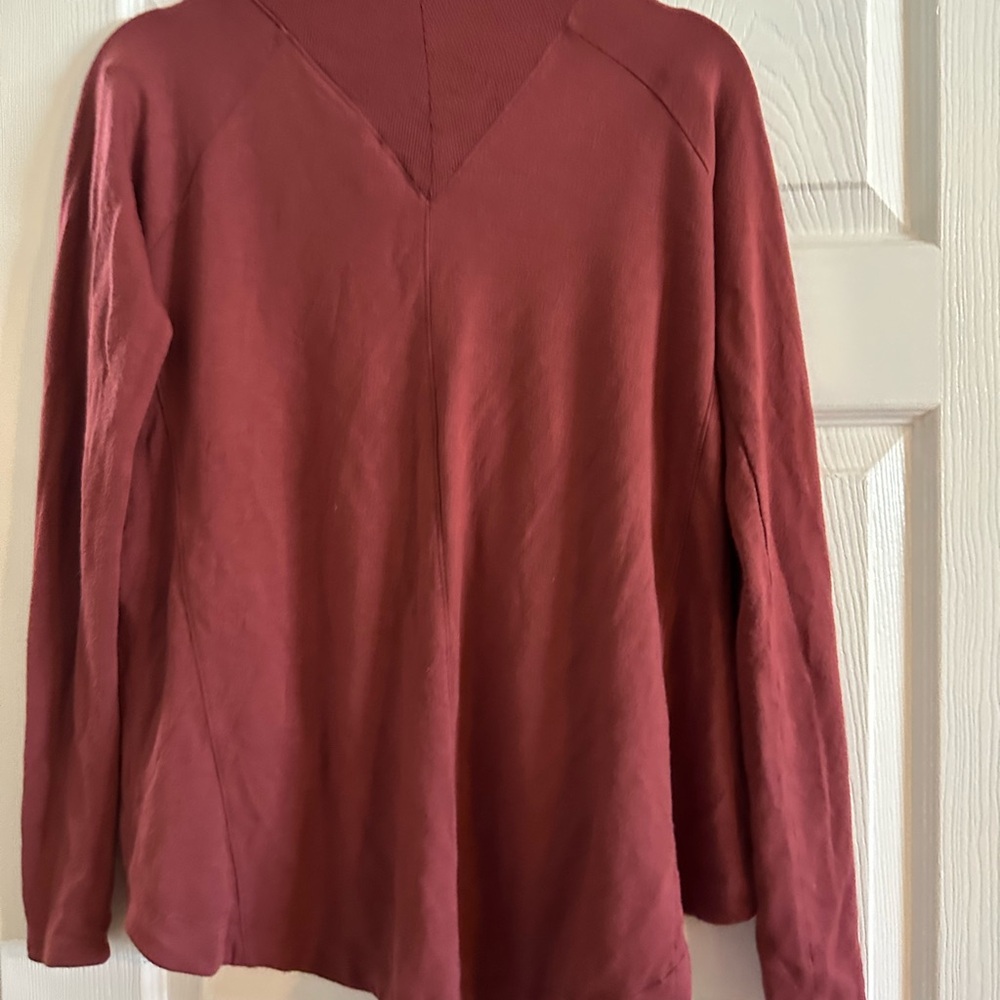 Athleta Maple Red Nirvana Open Front Cardigan - image 5